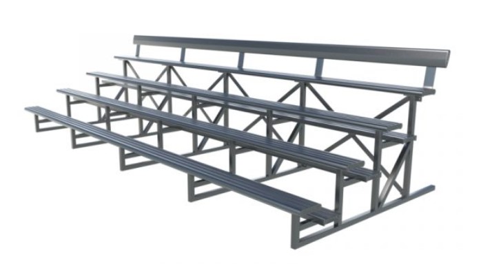 Image 1 for Aluminium Grandstand Seating - 4 Tier 