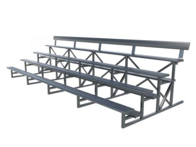 Aluminium Grandstand Seating - 4 Tier 